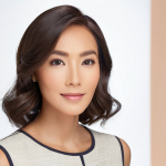 메이크업아티스트가 추천하는 방송 메이크업 팁 - **Prompt 1: Flawless and Radiant Skin for Broadcast** "A stunning female professional broadcaste...