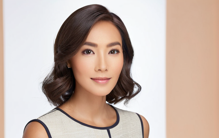 메이크업아티스트가 추천하는 방송 메이크업 팁 - **Prompt 1: Flawless and Radiant Skin for Broadcast**
    "A stunning female professional broadcaste...